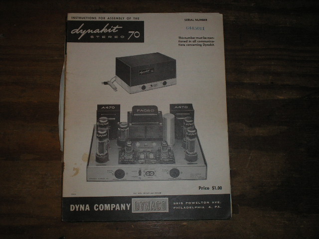 Stereo 120 Power Amplifier Assembly Manual.. Contains a schematic, parts list, and the assembly instructions..


