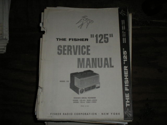 125-A Amplifier Service Manual for Serial no. 10001 - 19999 
125-AX Serial no. 20001 - 29999