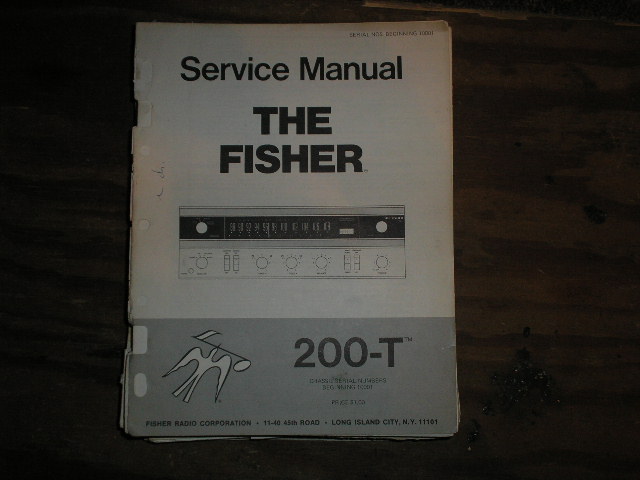 200-T Receiver Service Manual  Fisher 