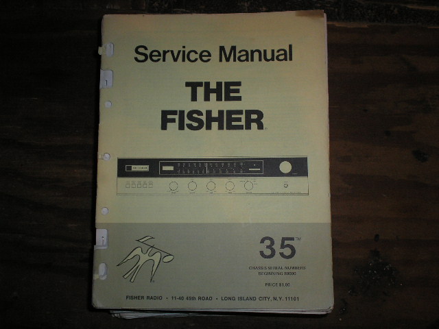 35 Receiver Service Manual  for Serial no 80000 and up  Fisher 