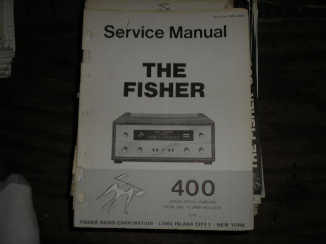 400 Receiver Service Manual from Serial no 10001 - 29999  Fisher 