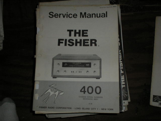 400 Receiver Service Manual from Serial no 48001 and up  Fisher 
