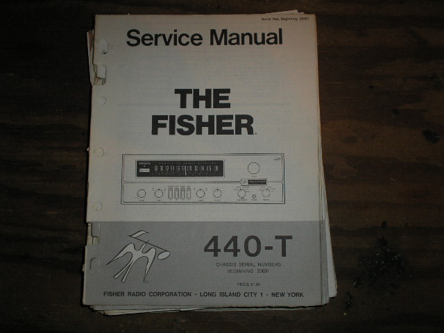 440-T Receiver Service Manual from Serial no 20001  Fisher 