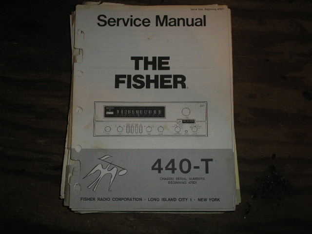 440-T Receiver Service Manual from Serial no 47001  Fisher 