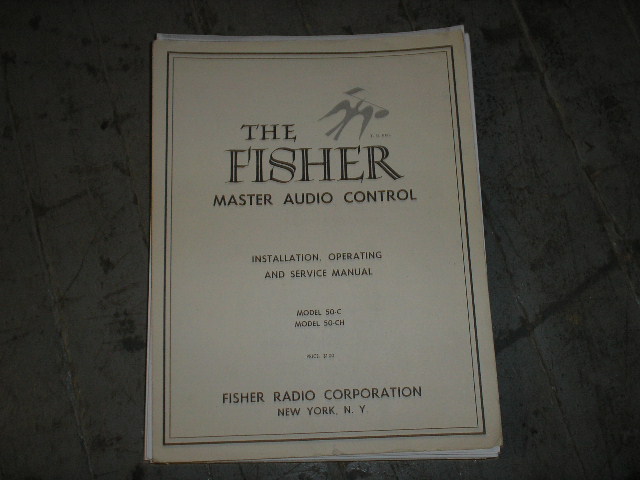 50-C 50-CH Audio Controller Service Manual  Fisher