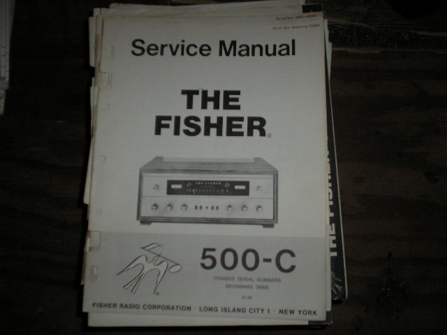 500-C Receiver Service Manual from Serial no 30000  Fisher 