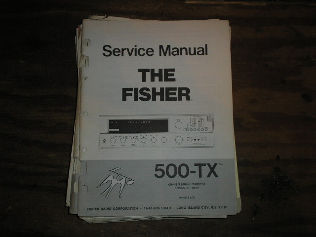 500-TX Service Manual from Serial no 10001  Fisher 
