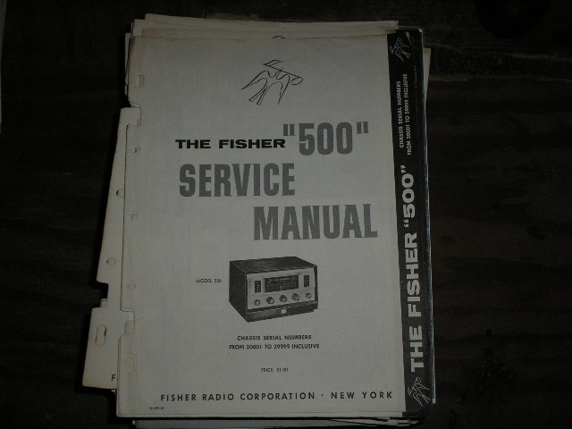 500 Receiver Service Manual from Serial no 20001 - 29999