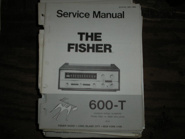 600-T Receiver Service Manual from Serial no 10001 - 19999  Fisher 