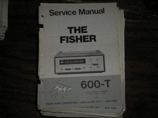 600 Receiver Service Manual from Serial no 20001 - 29999  Fisher 