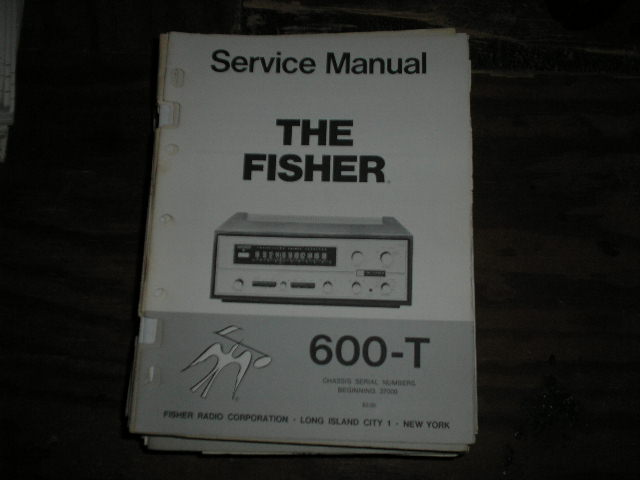 600-T Receiver Service Manual from Serial no 37000 - 38999  Fisher 