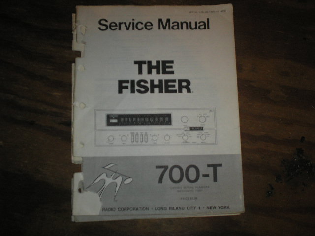 700-T Service Manual from Serial no 10001  Fisher 