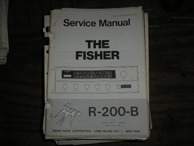 R-200-B Multi Band Tuner Service Manual for Serial no. 20001 & up 