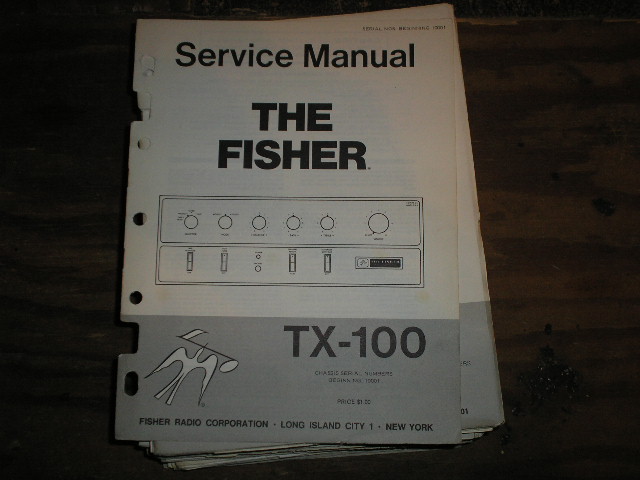 TX-100 Service Manual for Serial no 10001 and up