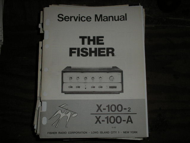 X-100-2 X-100-A Control Amplifier Service Manual for Serial no. 10001 - 19999