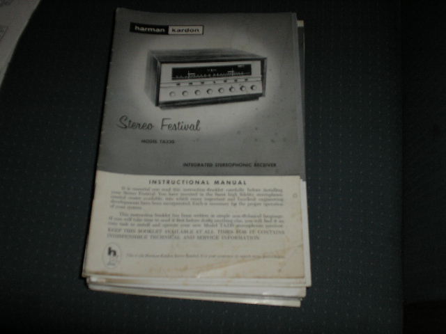 TA230 Stereo Festival Receiver manual with 
schematic
