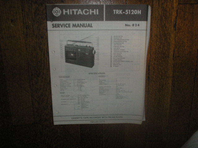 TRK-5120H CASSETTE RADIO Service Manual