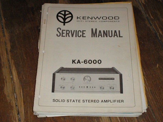 KA-6000 Amplifier Service Manual