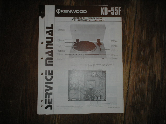 KD-55F Turntable Service Manual  Kenwood