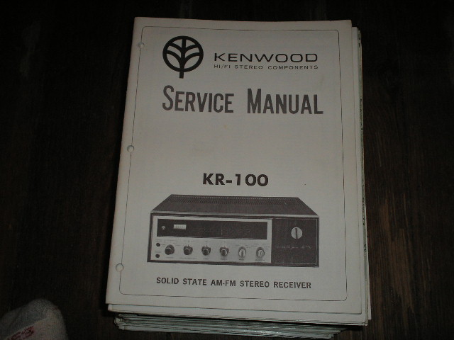 KR-100 Receiver Service Manual  Kenwood