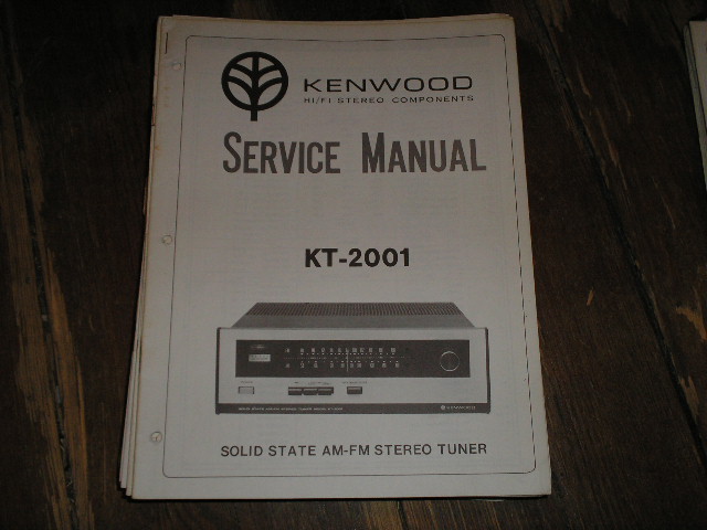 KT-2001 Tuner Service Manual