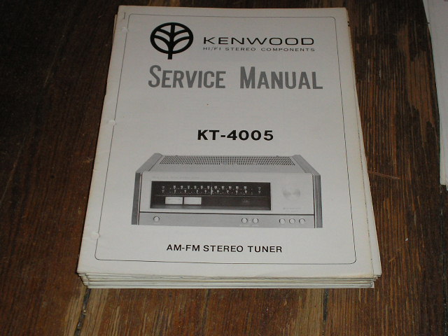 KT-4005 Tuner Service Manual