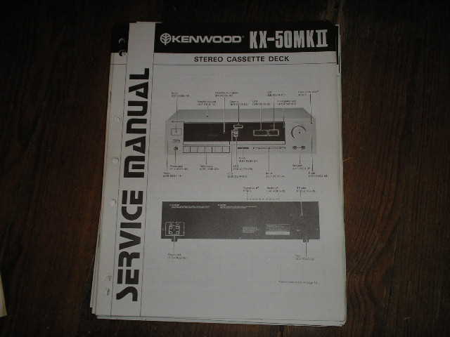 KX-50 MK II Cassette Deck Service Manual B51-1282...880