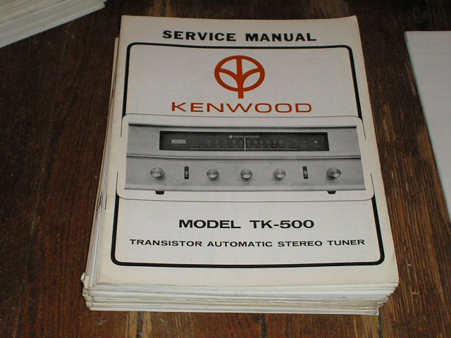 TK-500 Tuner Service Manual