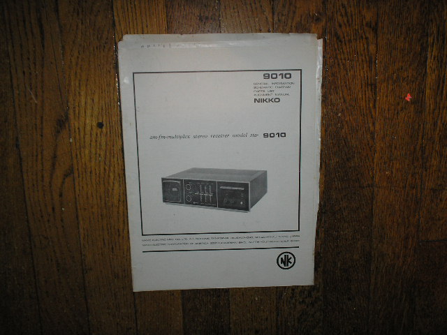 STA-9010 AM FM Stereo Receiver Service Manual with Schematic