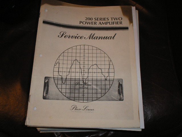200 Series Two 2 Power Amplifier Service Manual