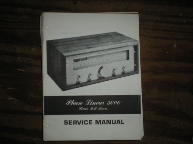 5000 Tuner Service Manual  Phase Linear