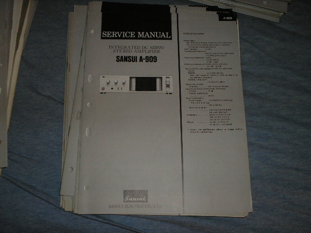 A-909 Amplifier Service Manual
