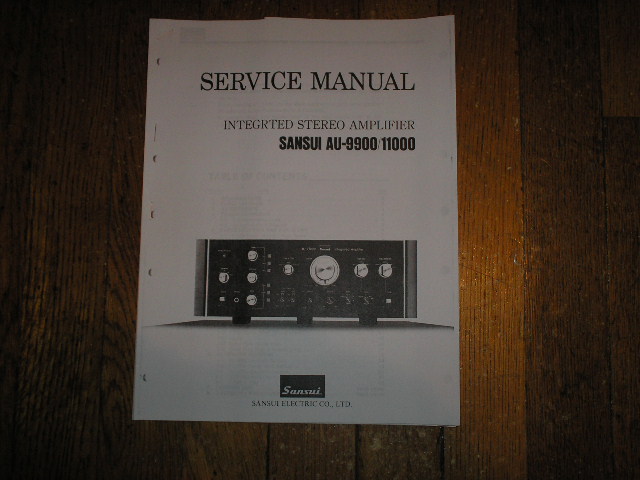 AU-9900 AU-11000 Amplifier Service Manual