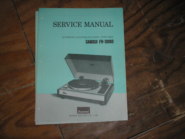 FR-3080 Turntable Service Manual  Sansui