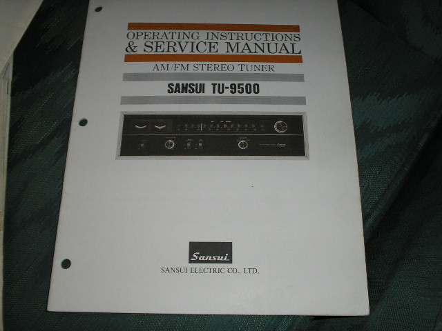 TU-9500 Tuner Owners Manual