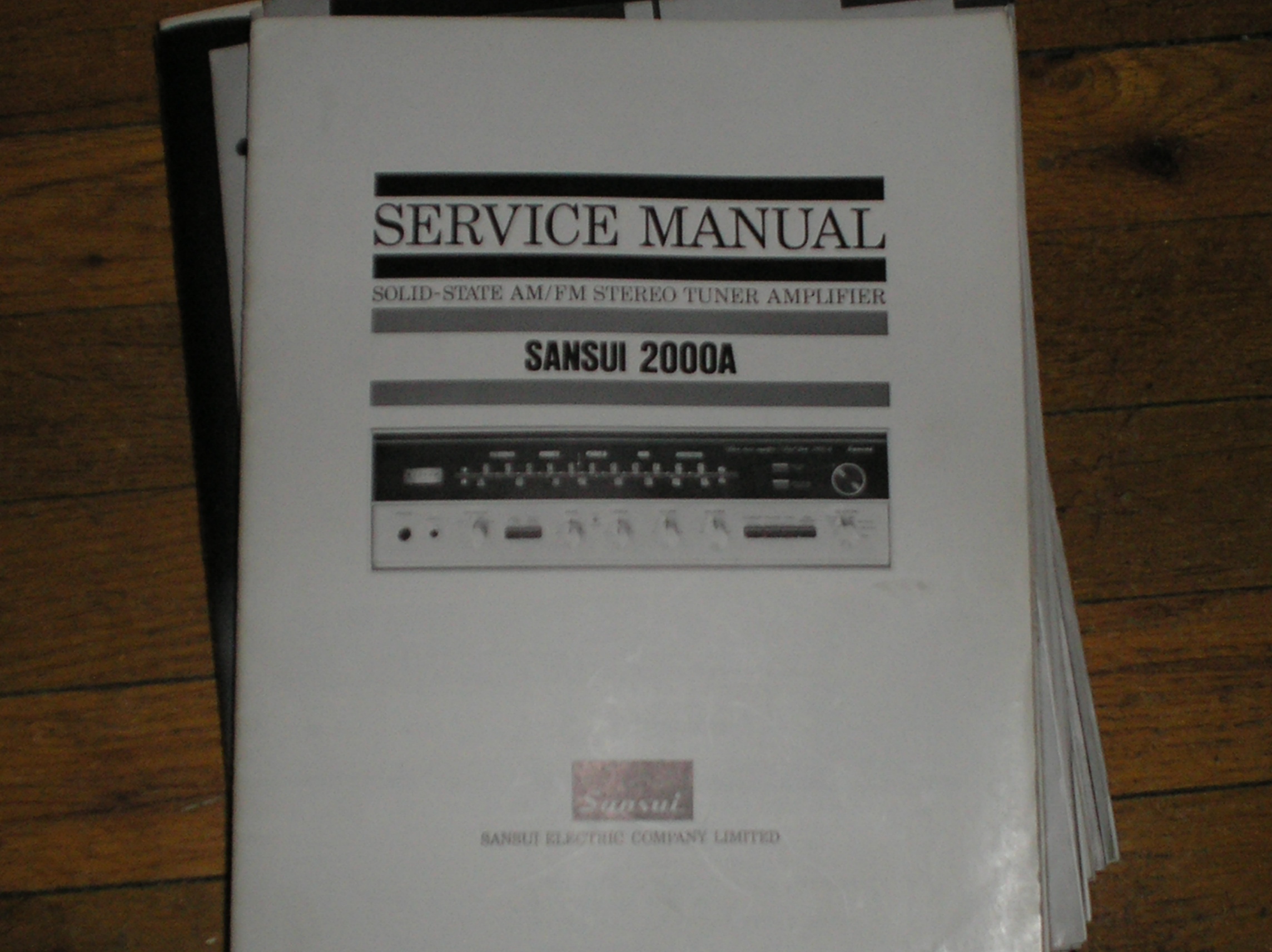2000A Tuner Amplifier Service Manual