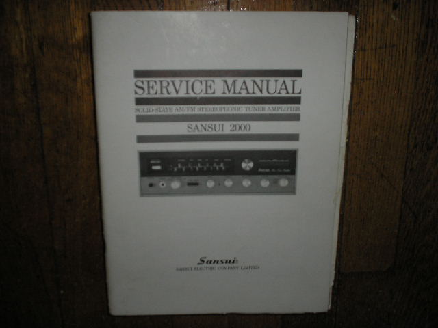 2000 Tuner Amplifier Service Manual