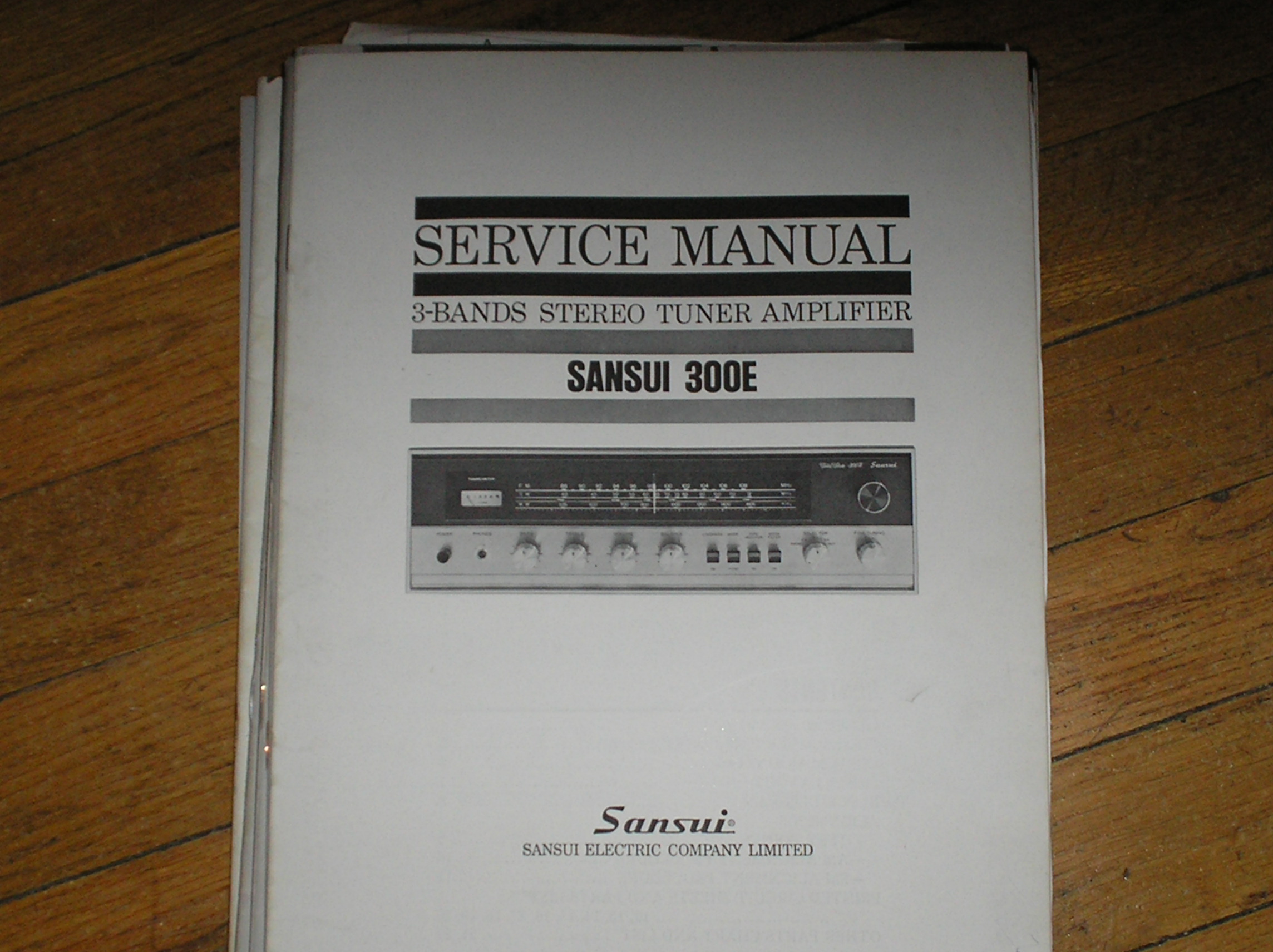 300E Tuner Amplifier Service Manual.. No Large schematic.