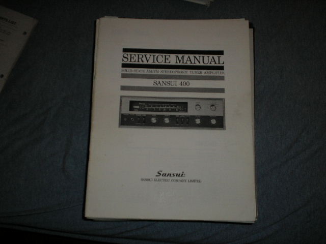 400 Tuner Amplifier Service Manual