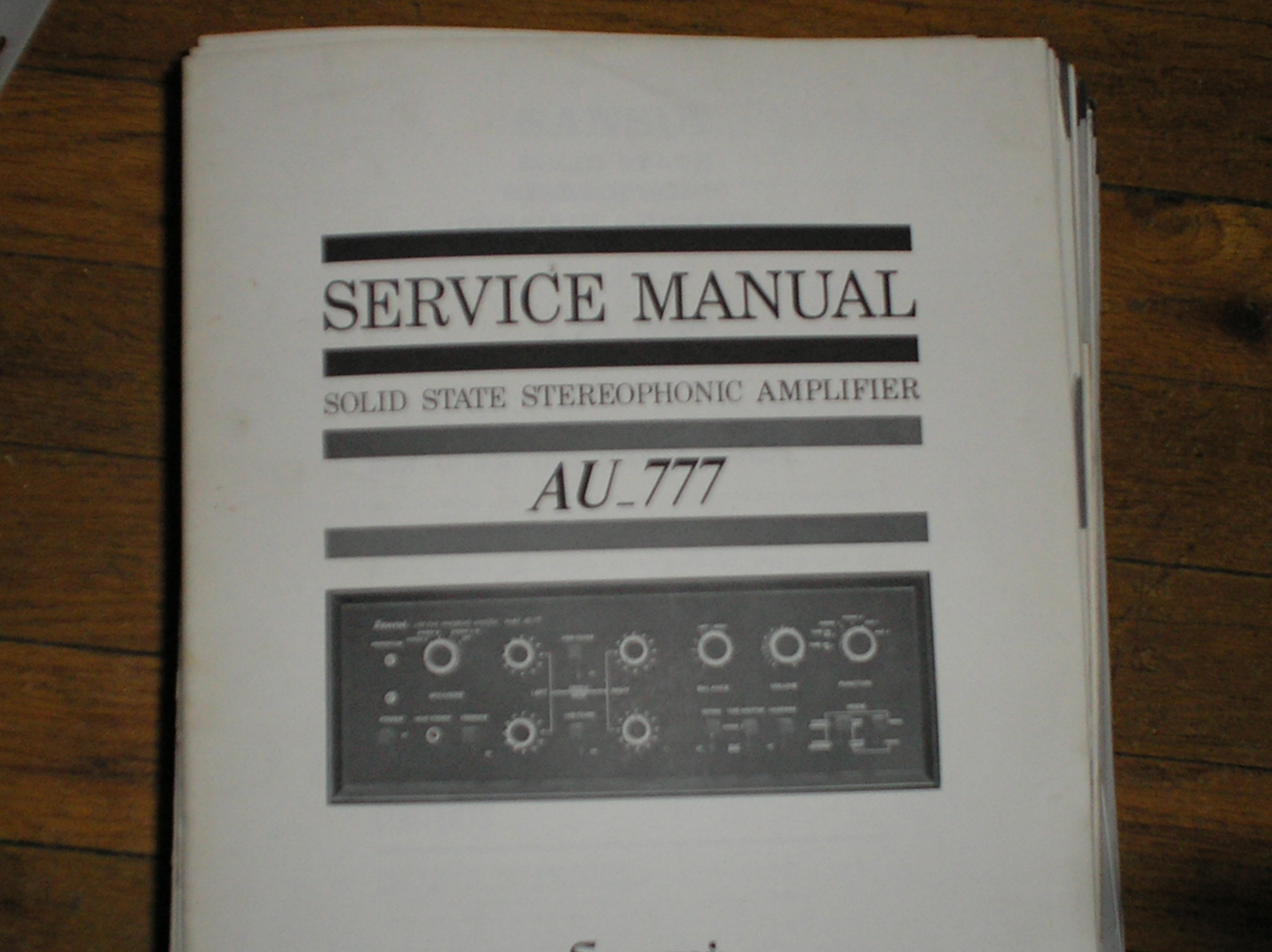 AU-777 Amplifier Service Manual