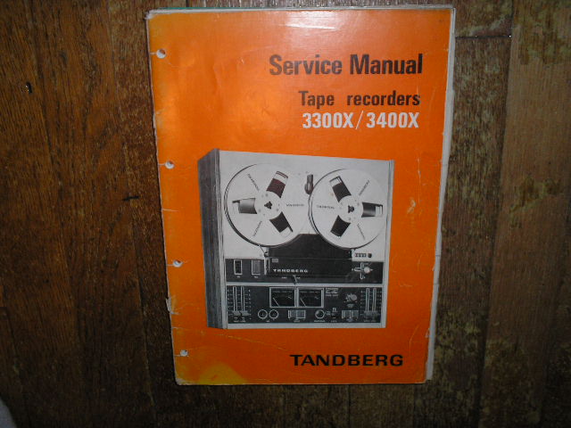 3300X 3400X Tape Recorder Service Manual