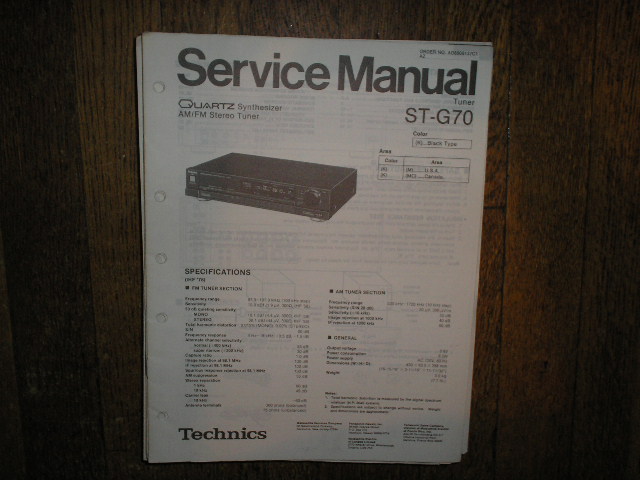 ST-G70 Tuner Service Manual