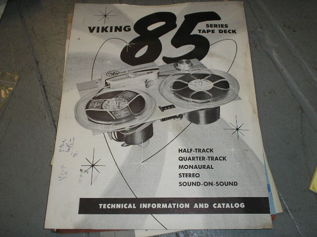 85 Tape Deck Technical Information Sheet  Viking Telex