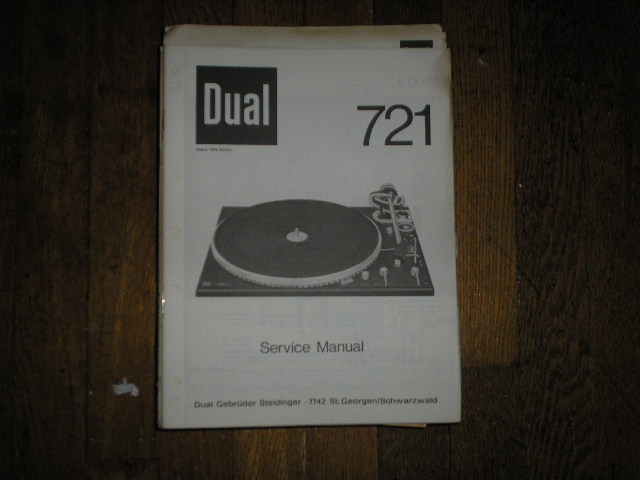 704 Turntable Service Manual