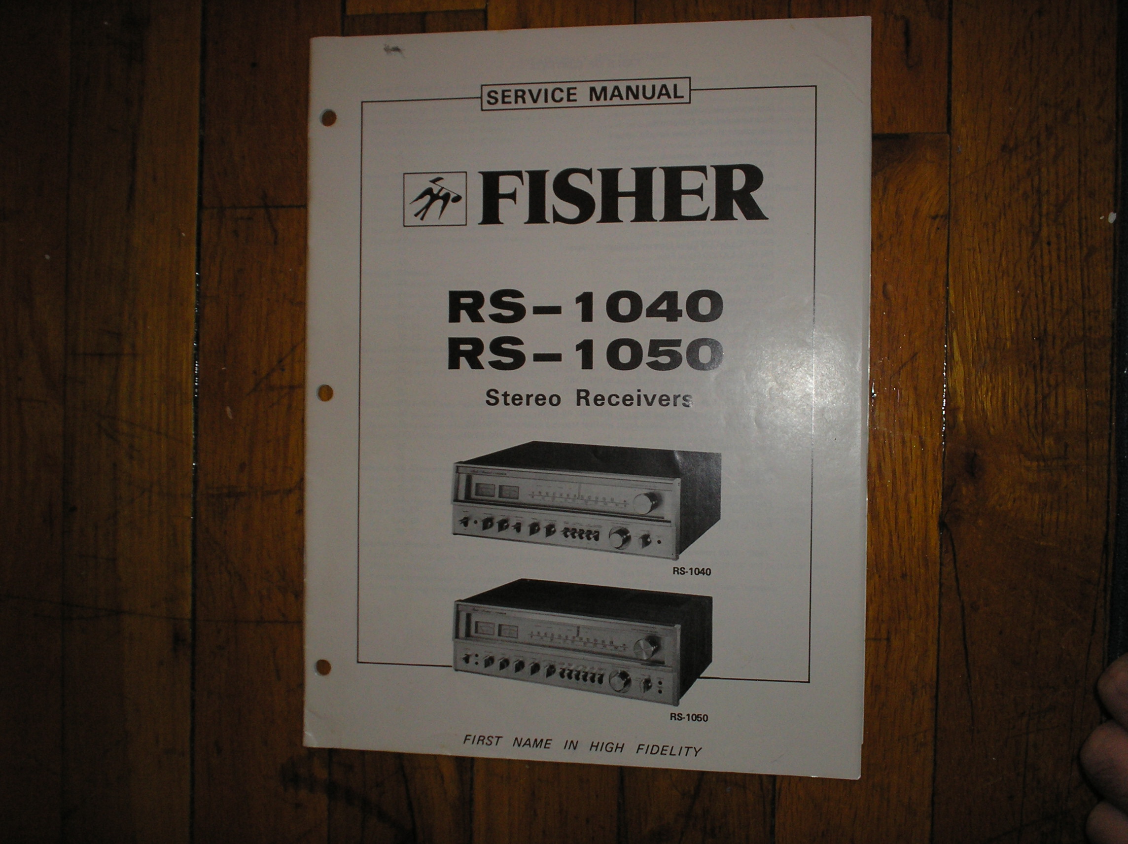 RS-1040 RS-1050 Receiver Service Manual  Fisher
