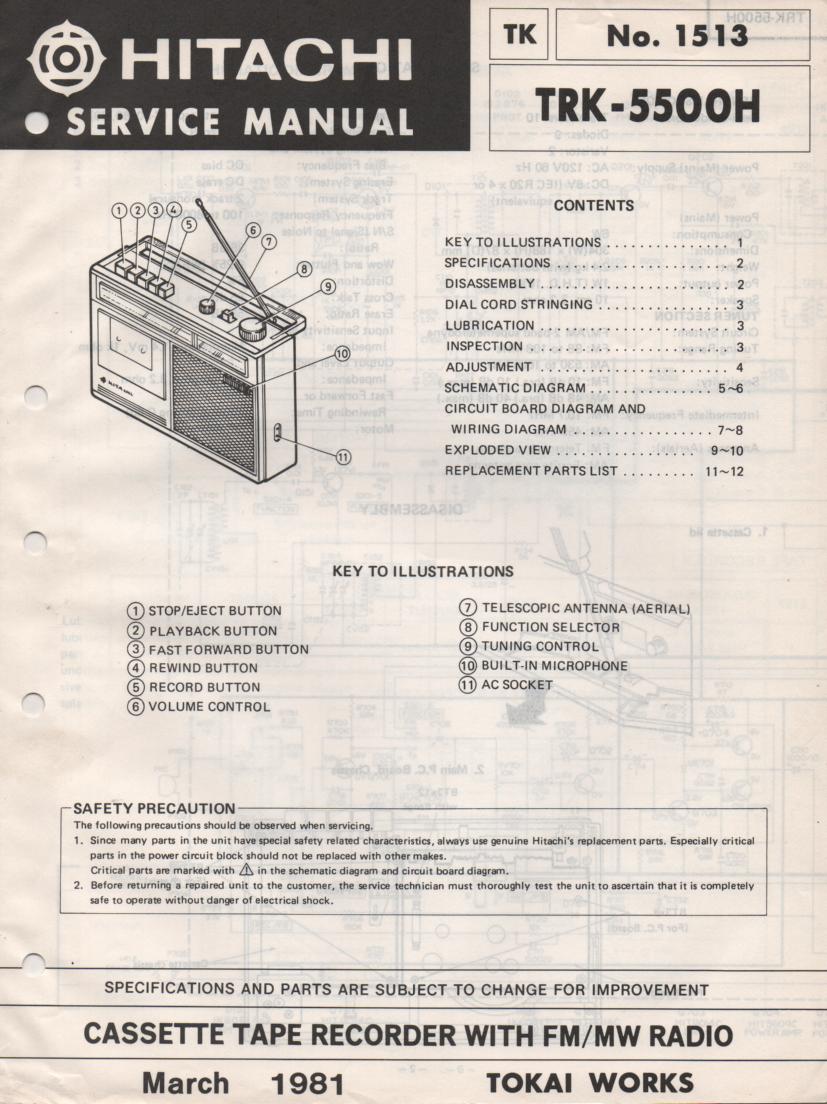 TRK-5500H Radio Service Manual
