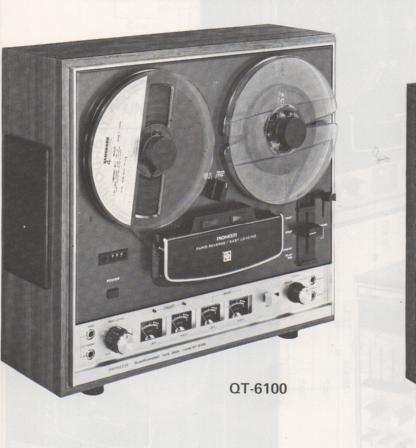 QT-6100 Reel to Reel Schematic Manual Only.  It does not contain parts lists, alignments,etc.  Schematics only