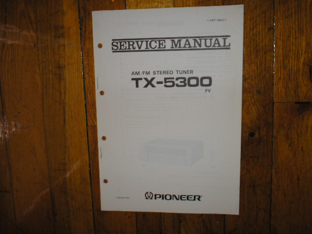 TX-5300 FV Tuner Service Manual