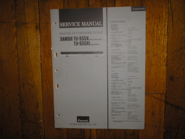 TU-S55X TU-S55XL Tuner Service Manual