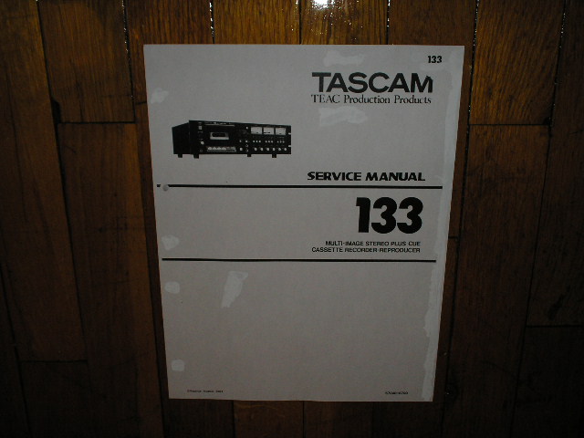 133 Cassette Deck Service Manual